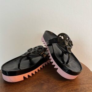 Tory Butch Miller Lug Patent Leather